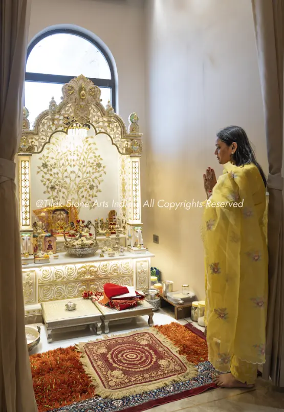 What Sets Apart a Premium Marble Temple Manufacturer The Art of showcasing a Sacred Design