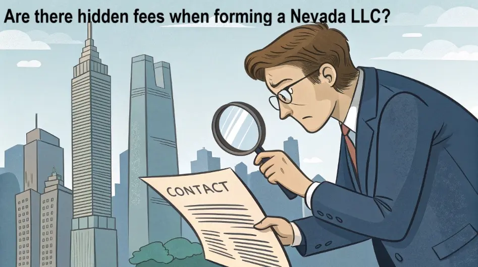 Are there hidden fees when forming a Nevada LLC