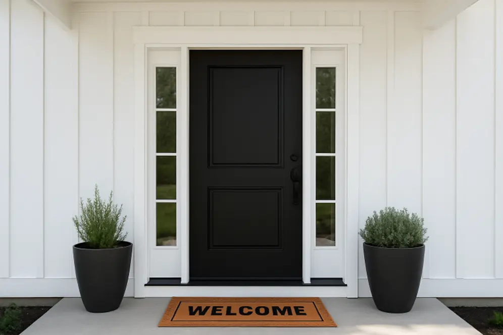 Modern Farmhouse Entry Doors Combining Style, Security, and Sustainability